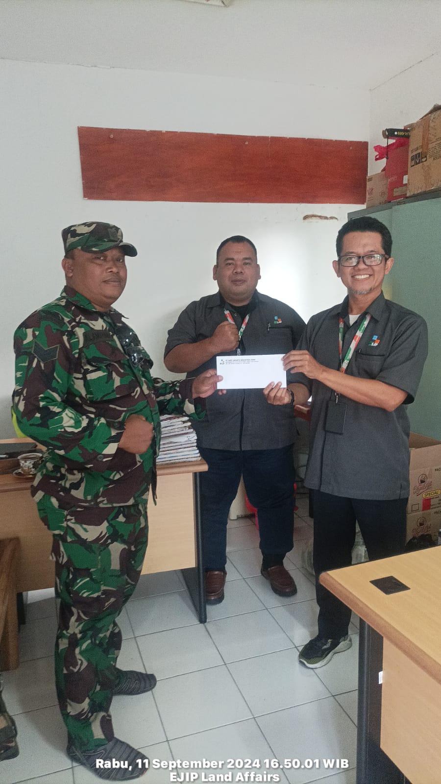 Dukungan Kegiatan Turnamen Futsal Koramil Lemahabang